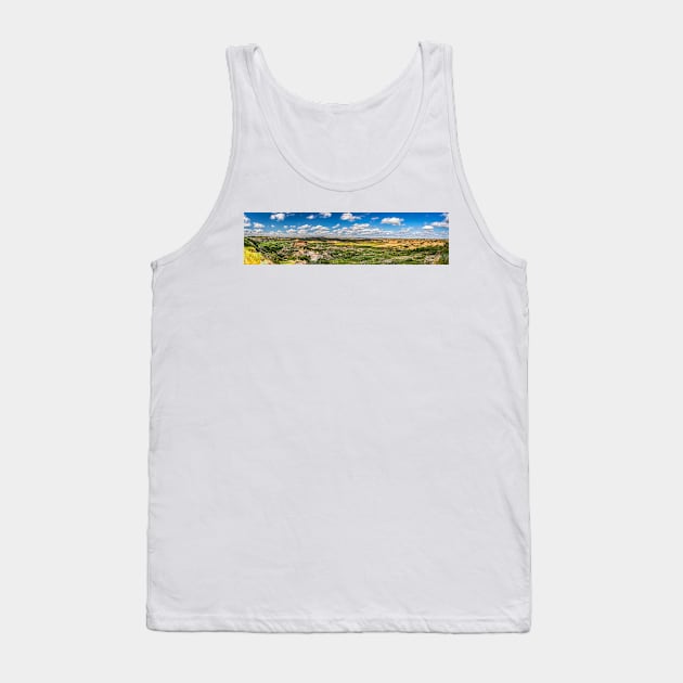 Painted Canyon Overlook North Dakota Tank Top by Gestalt Imagery